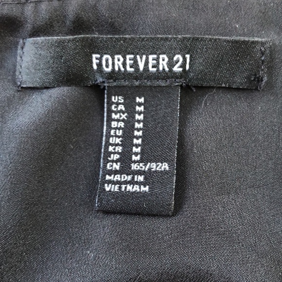 🍒3/30$.Forever 21 Black Multi Pleated Floral Print Dress - Picture 5 of 7